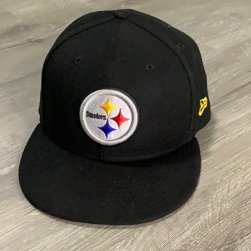 Black Pittsburgh Steelers fitted baseball Cap